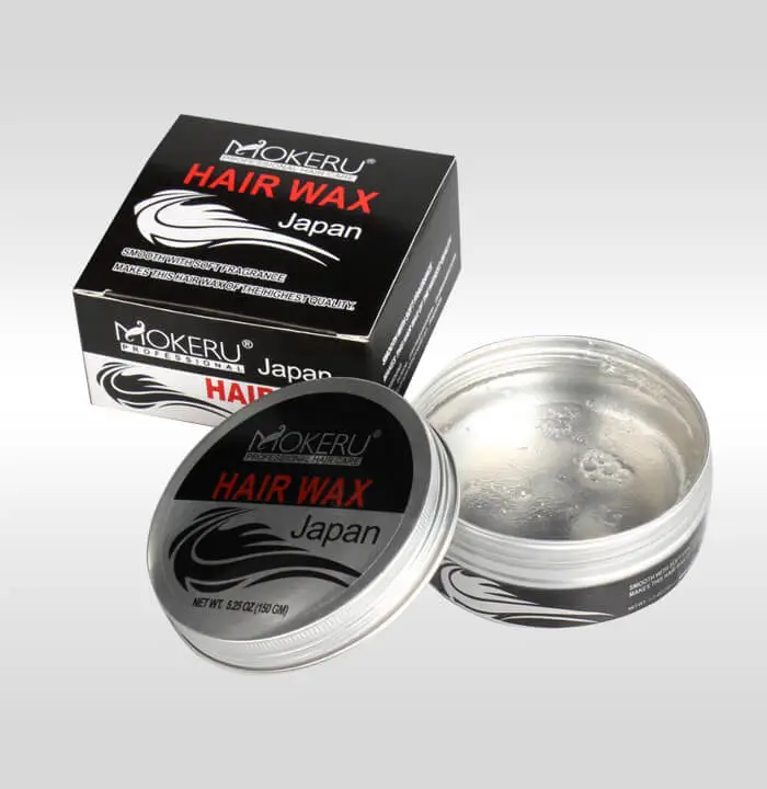 printed hair gel packaging