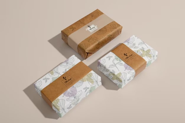 window kraft packaging boxes