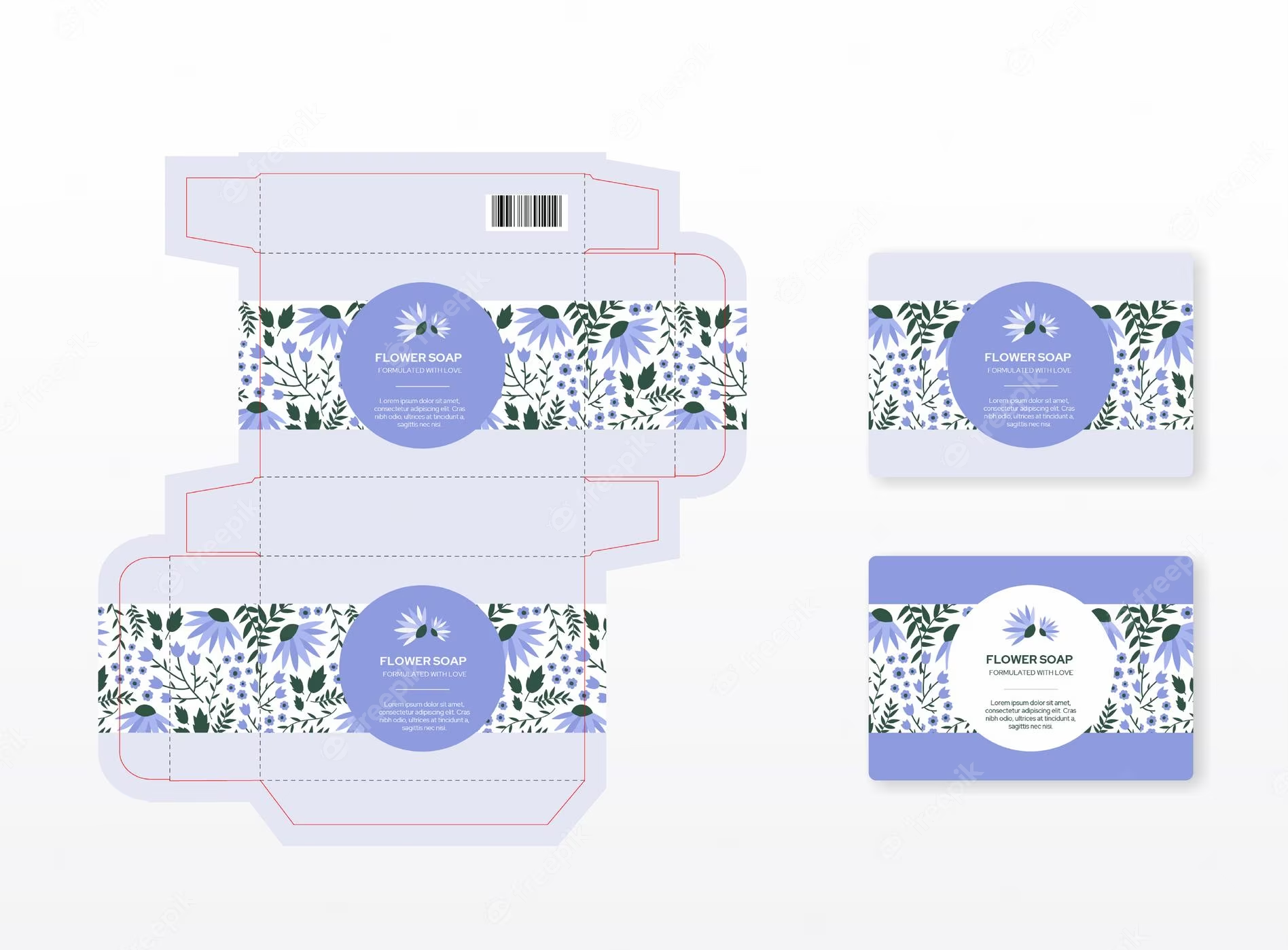window kraft soap packaging
