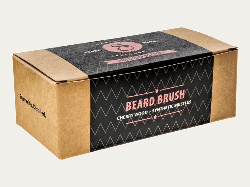 beard brush packaging