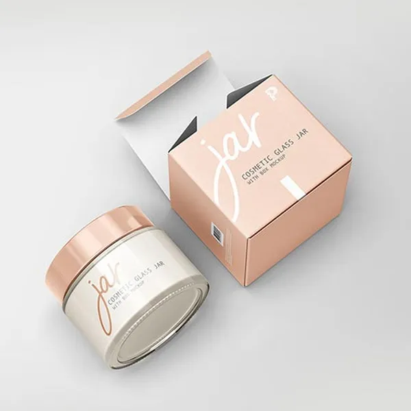 custom printed cream packaging boxes