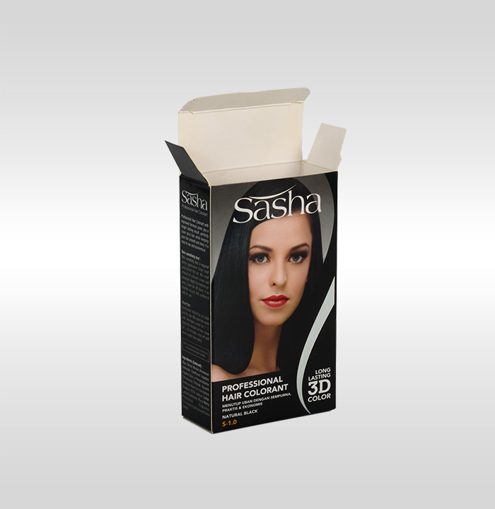 hair color cardboard boxes