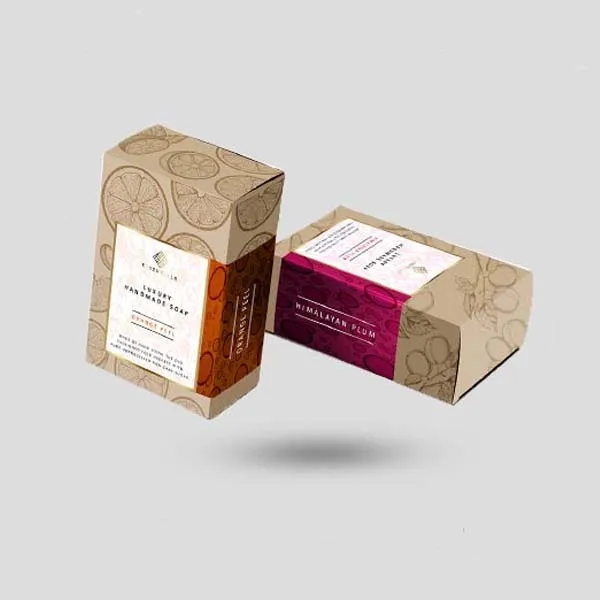 kraft soap packaging