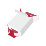 Five Panel Hanger 1 2 3 Bottom Cardboard Boxes Image