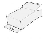 Buy Custom Five Panel Hanger Auto Bottom Packaging Boxes Image