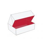 Buy Custom Four Corner Cake Box Packaging At Wholesale Rates Image