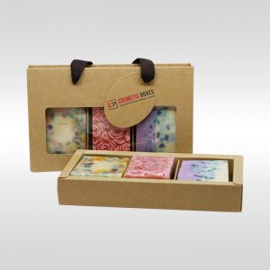Custom Kraft Window Soap Packaging Boxes