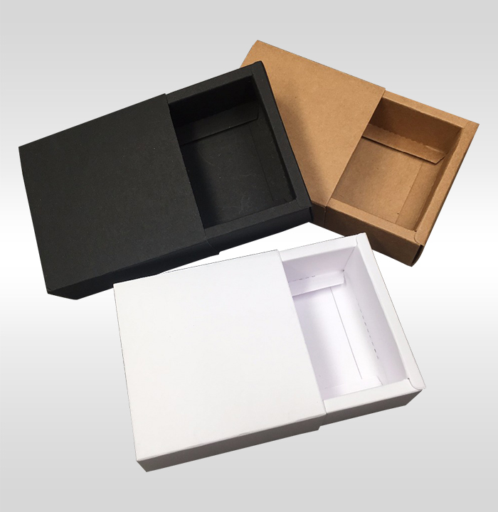 Small drawer packaging for single soap boxes