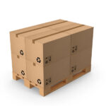 Palette Cardboard Boxes Image